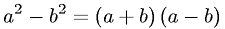 Difference of Squares Factorization