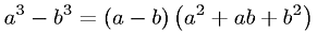 Difference of Cubes Factorization