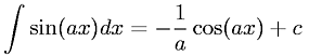 Integral of sine