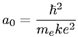 Bohr Radius