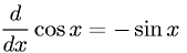 Derivative of Cosine