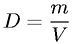 Density of a Material